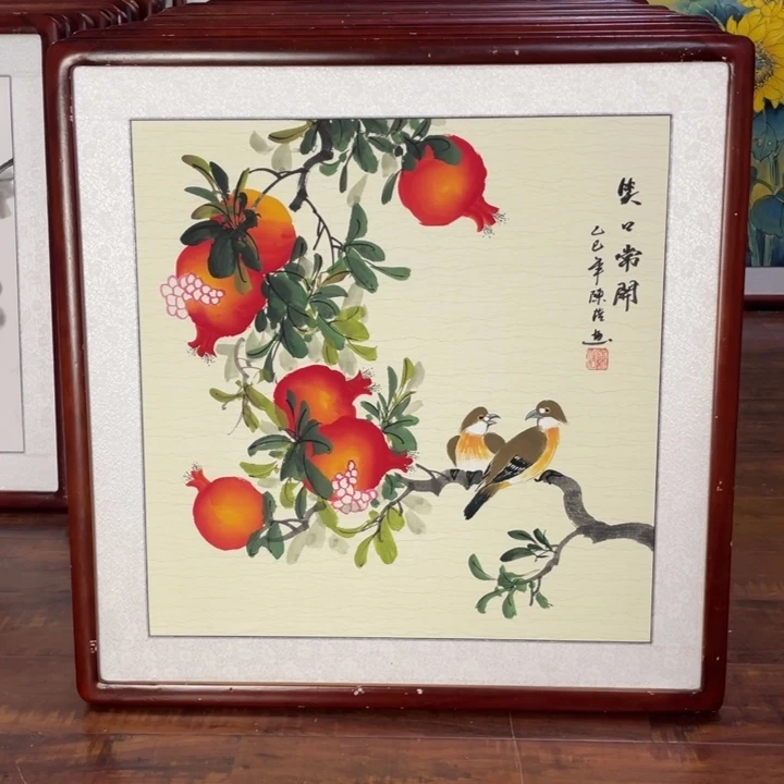 国画带框尺寸63*63厘米