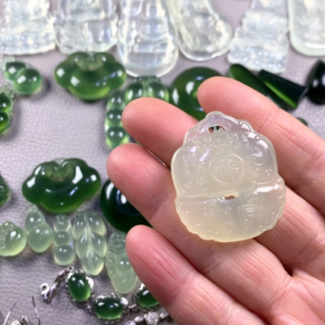【闪购商品】蛇纹石玉岫玉未镶嵌