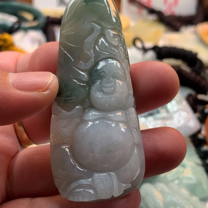 ****️翡翠未镶嵌颈饰保真天然a货翡翠
