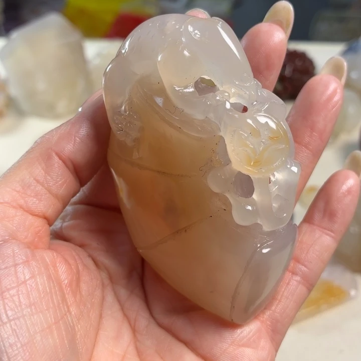 玛瑙/玉髓未镶嵌吊坠(不含链)