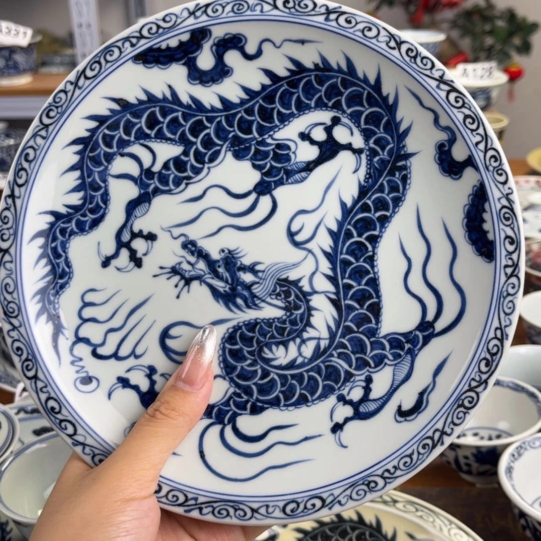 龙纹壶承壶承19cm