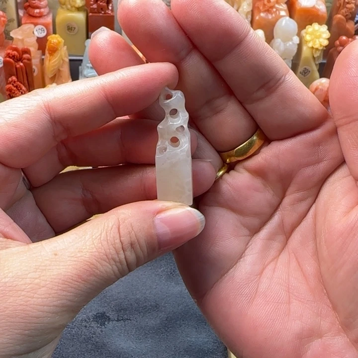 昌化石印石贝***帝1.0厘米包刻字