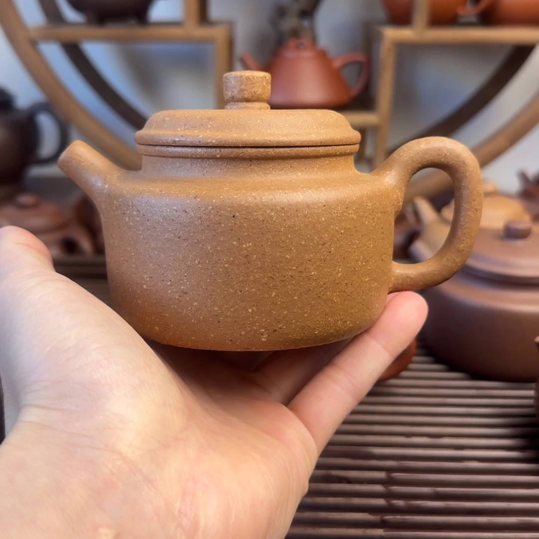 紫砂茶壶德钟280cc台西梨皮老段