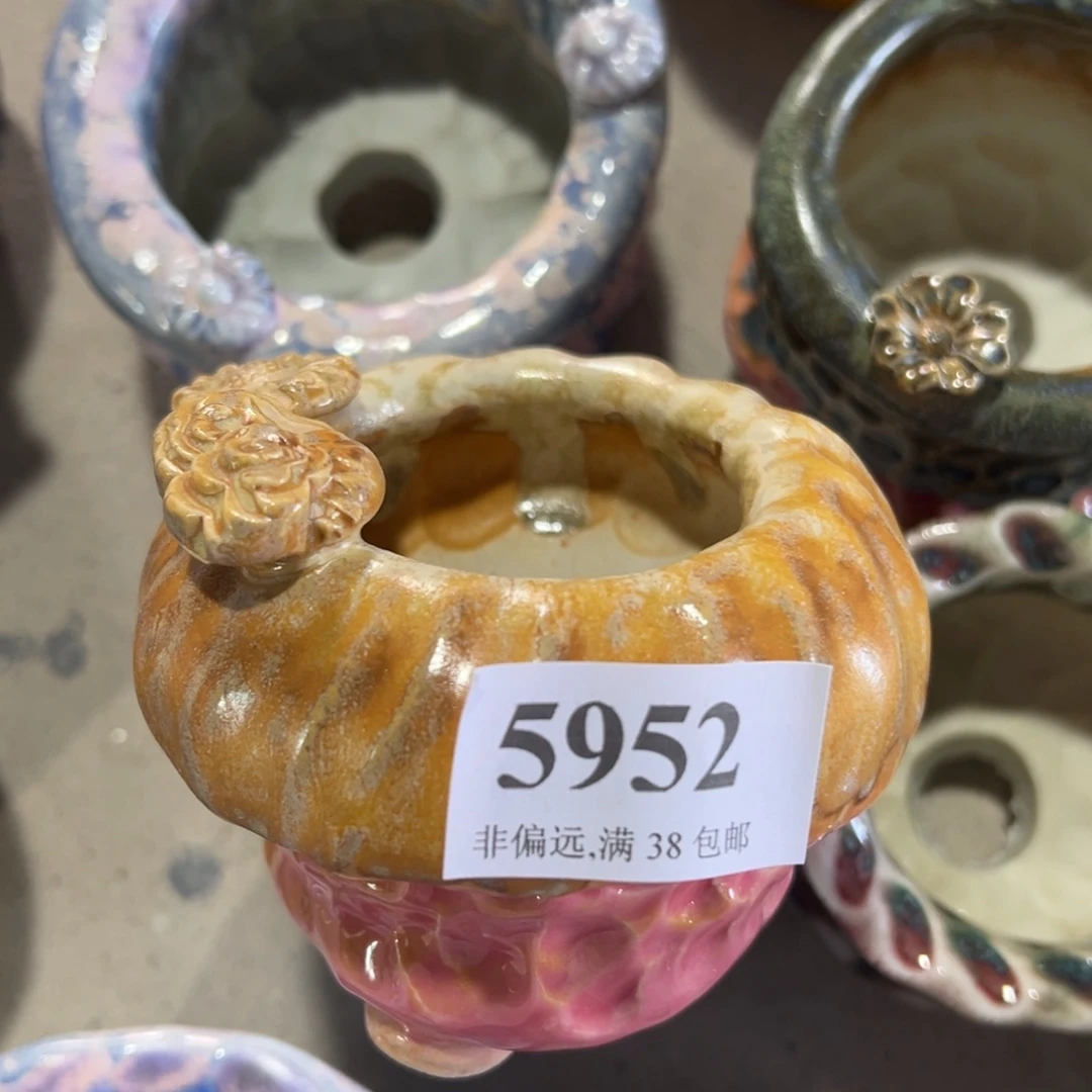 口5 手工花盆满30包邮