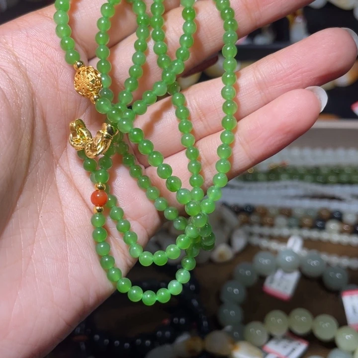 A***1和田玉未镶嵌手链