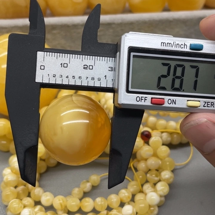 琥珀未镶嵌裸石珠子