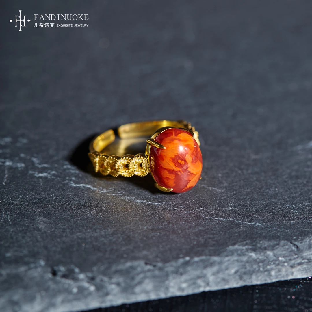 【加加专属】 裕泉 |925南红戒指多样性发一#XY28100019-2511-X1-17