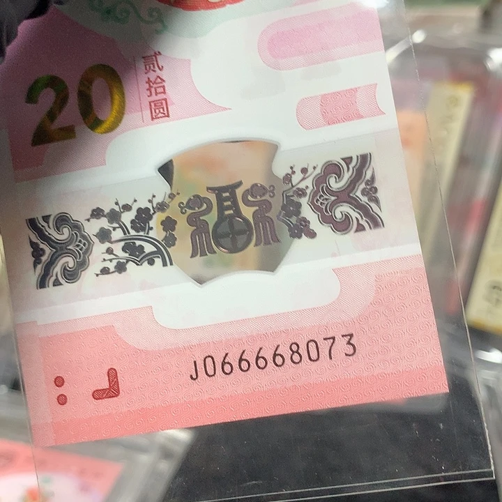 塑料066668073蛇钞无四九龙令一张