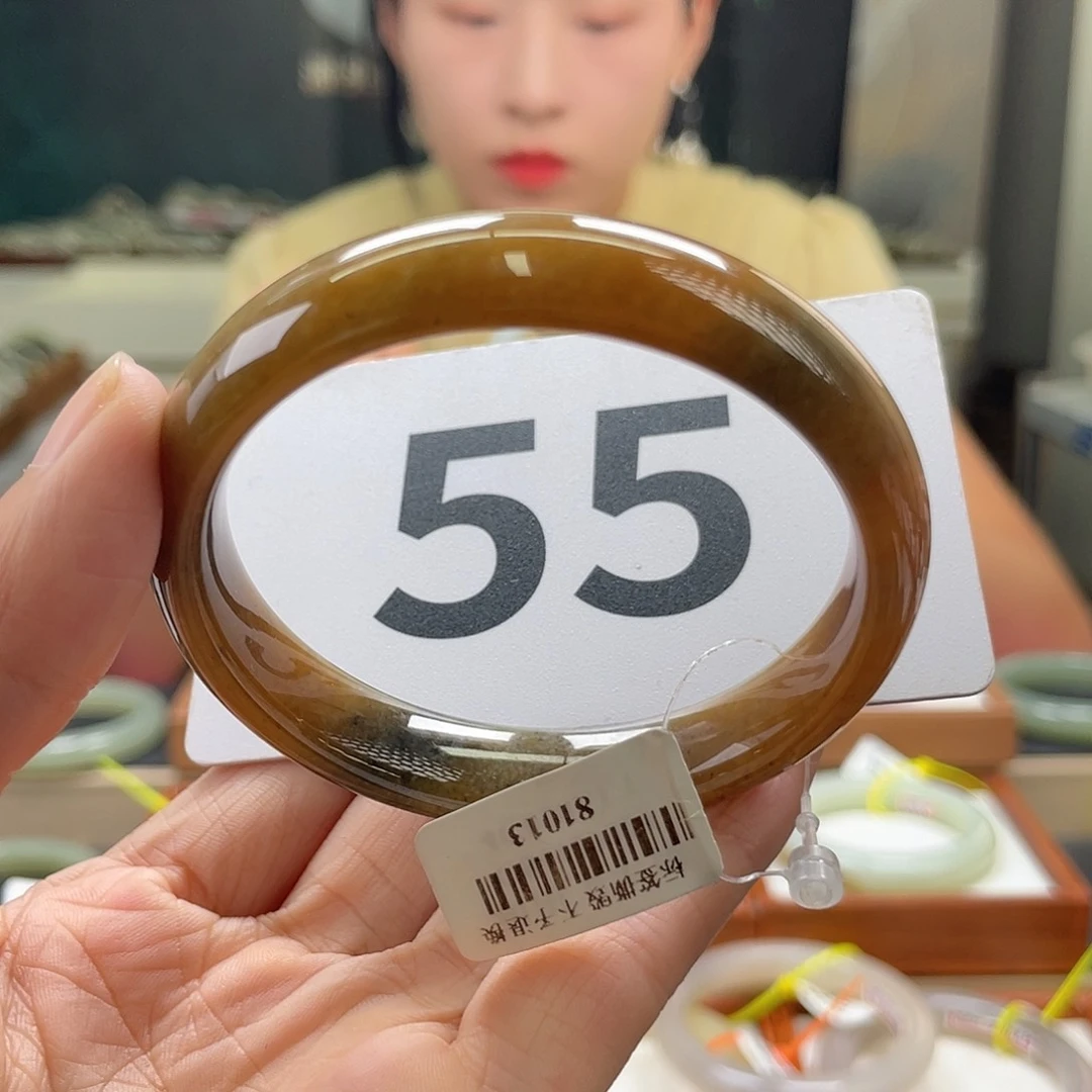 和田玉手镯未镶嵌52