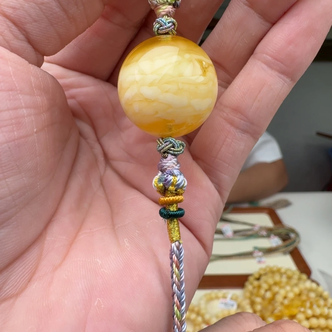 琥珀未镶嵌手链蜜蜡手串