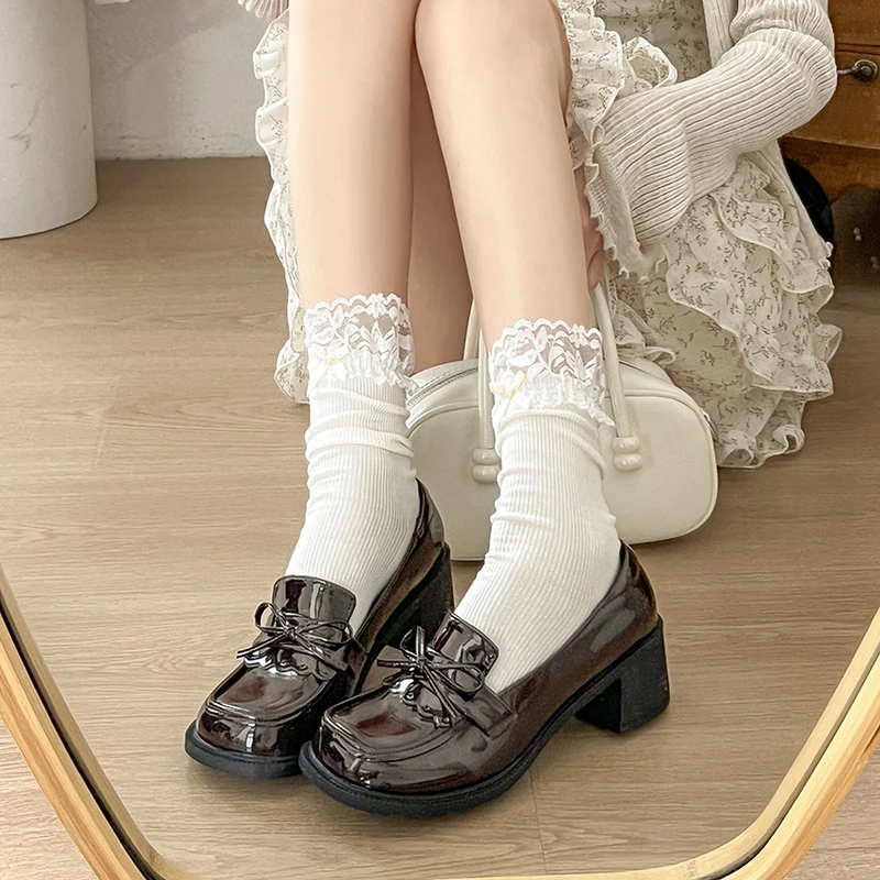 2025复古英伦风粗跟小皮鞋女洛丽塔鞋子日系jk鞋配裙子玛丽珍女鞋
