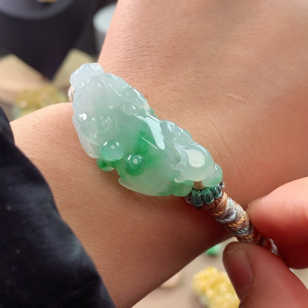 【闪购商品】翡翠颈饰未镶嵌翡翠貔貅