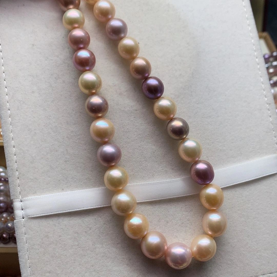 m***o淡水珍珠颈饰合金