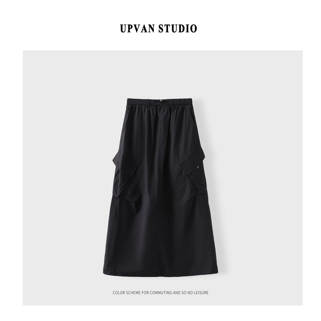 UPVAN 时尚工装半裙