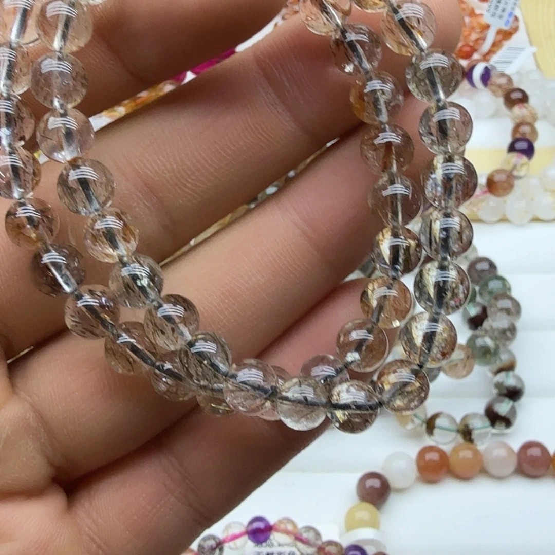 未镶嵌水晶手链天然