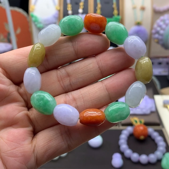 翡翠未镶嵌手链翡翠手链