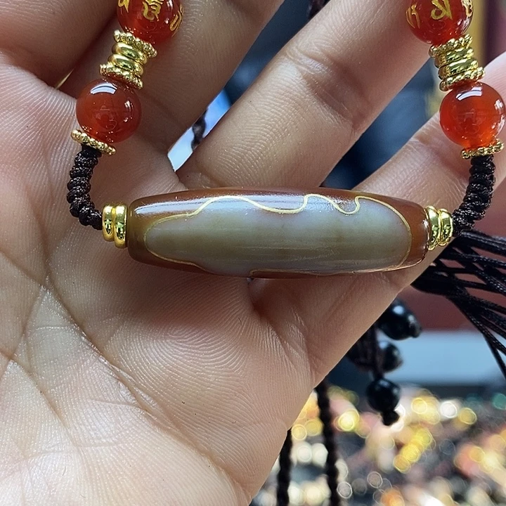 玛瑙/玉髓合金颈饰