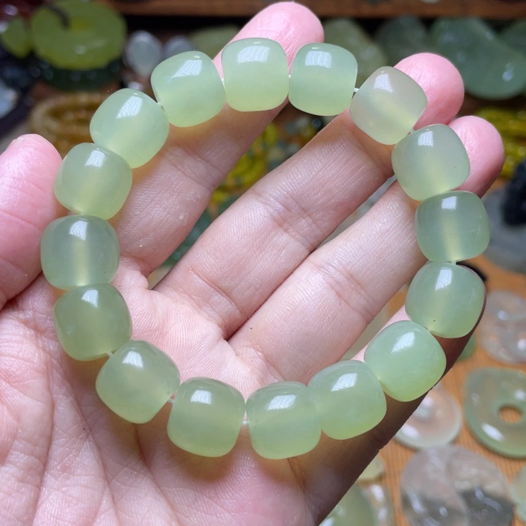 蛇纹石玉未镶嵌手串