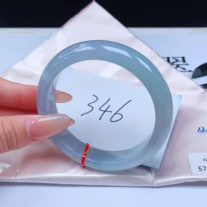 翡翠手镯未镶嵌57正圈