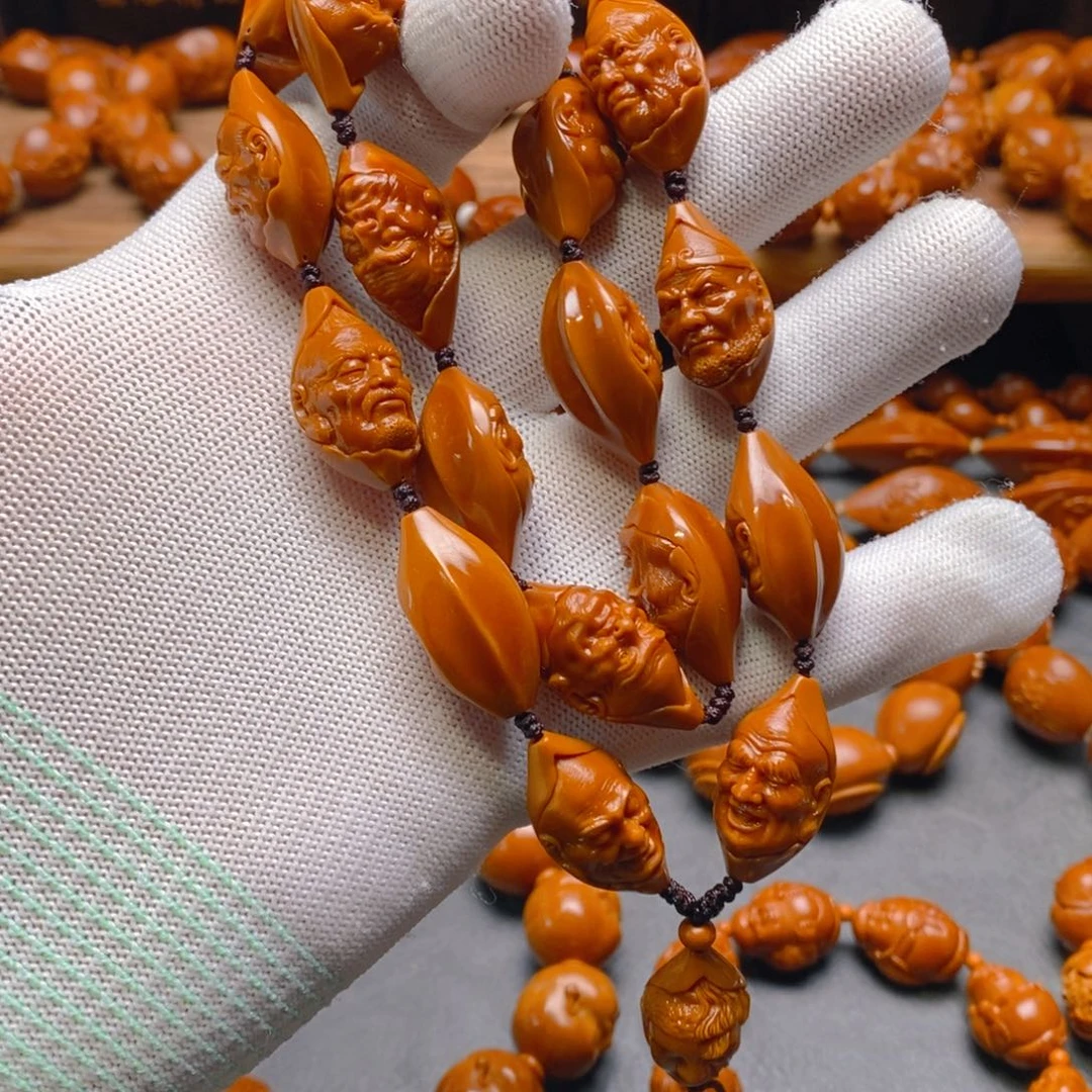 手串/手链橄榄核悟*生顾志东1.04鲨鱼背嵌入式罗汉