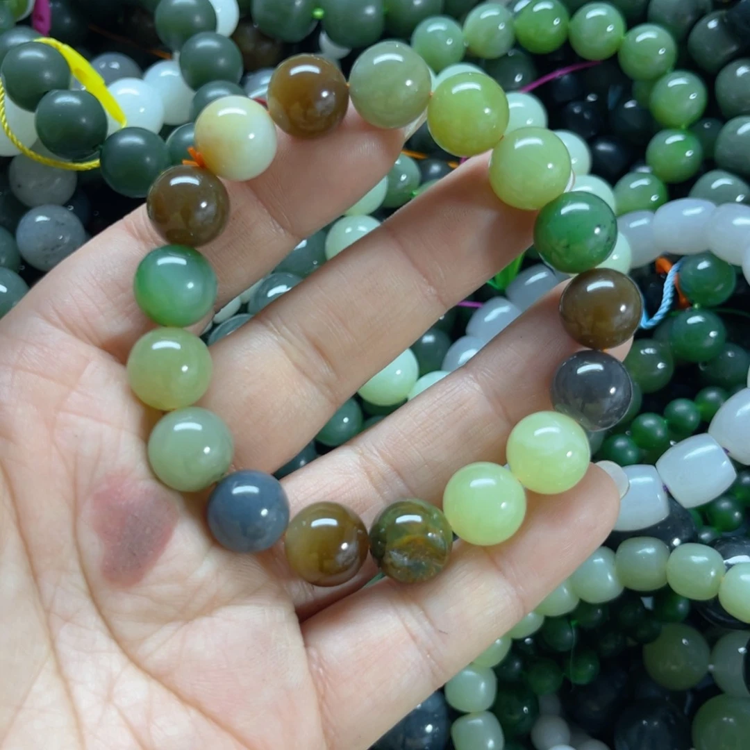 和田玉手链未镶嵌多样性