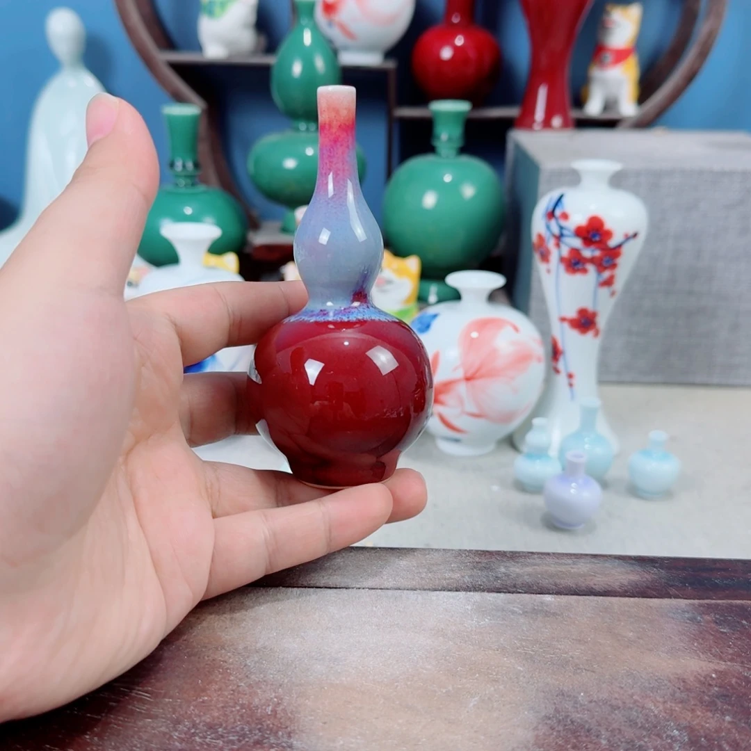 陶瓷手工小花器摆件