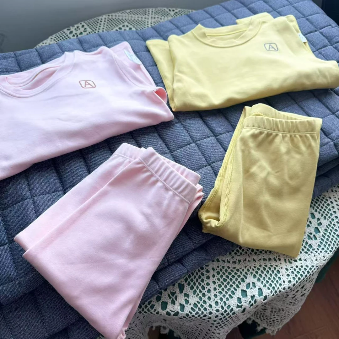 中厚款 儿童保暖家居服套装 秋衣秋裤套