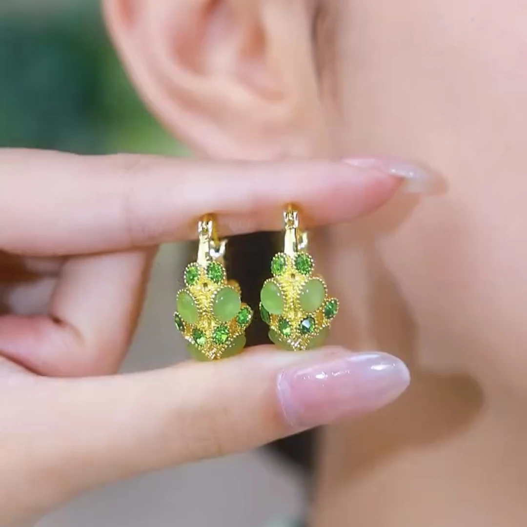 铜合金耳饰 【气质女神】时尚气质百搭耳环