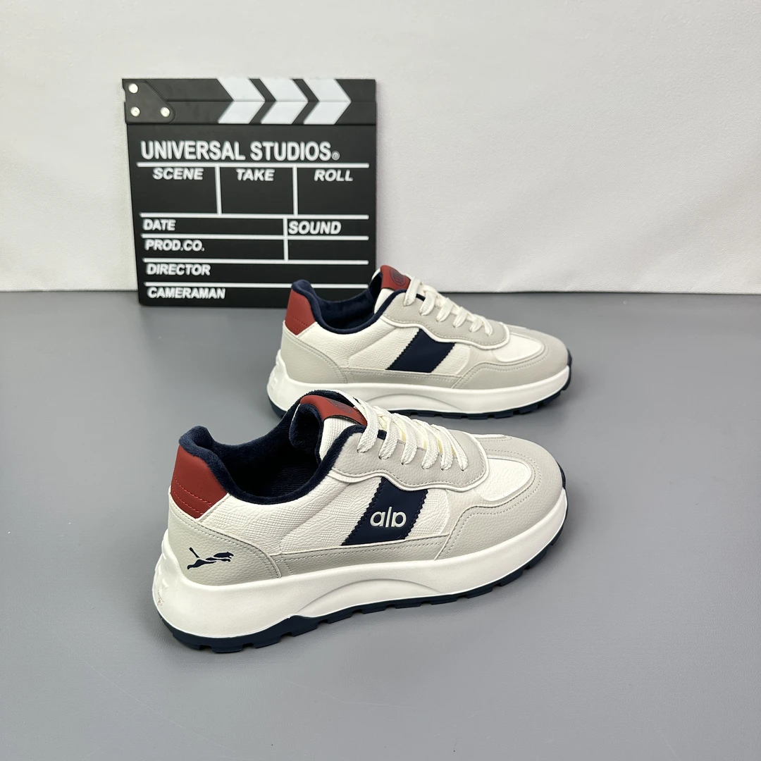 英伦风男士低帮运动鞋2025冬季新款加绒厚底系带百搭休闲鞋男棉鞋