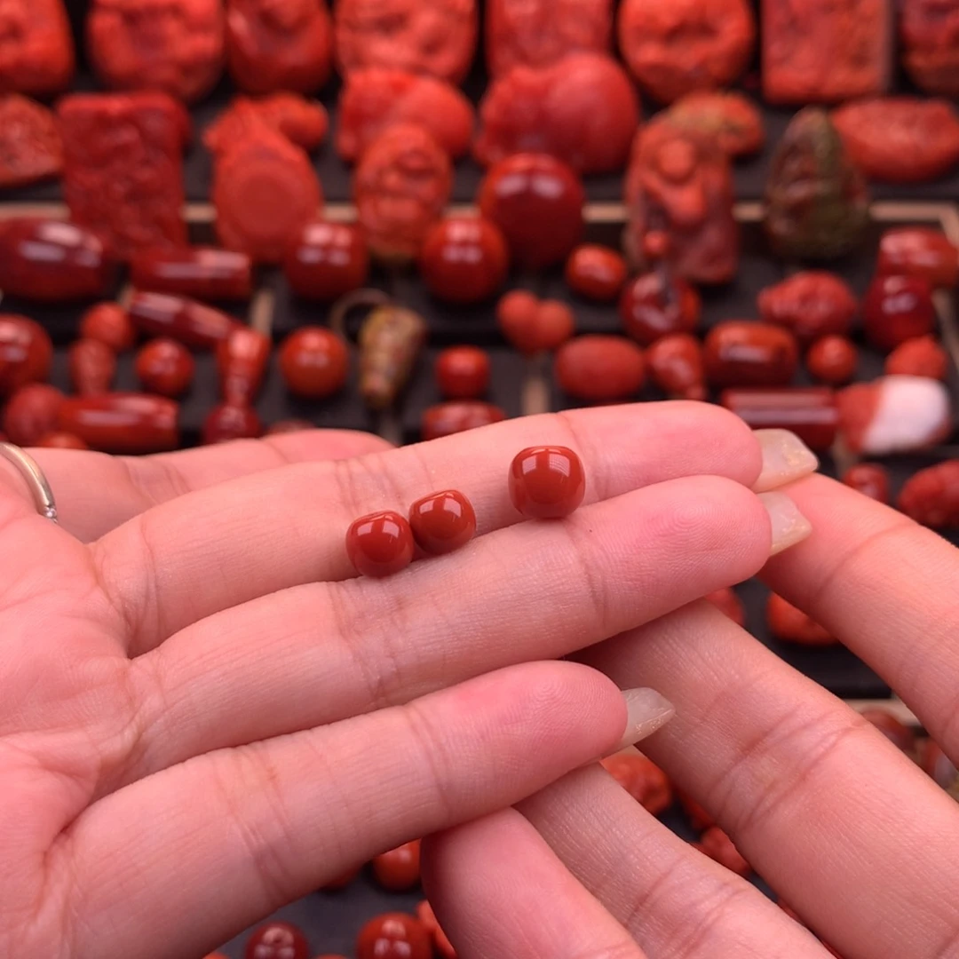 南红玛瑙南红川料原矿老型套装未镶嵌