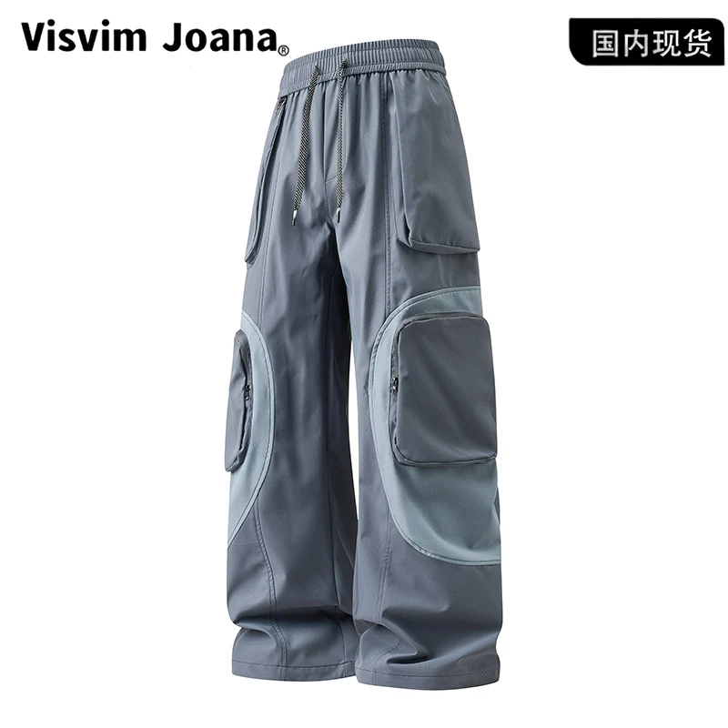 【品牌现货撤柜】美式高街多口袋工装裤春秋季潮流百搭休闲阔腿长裤