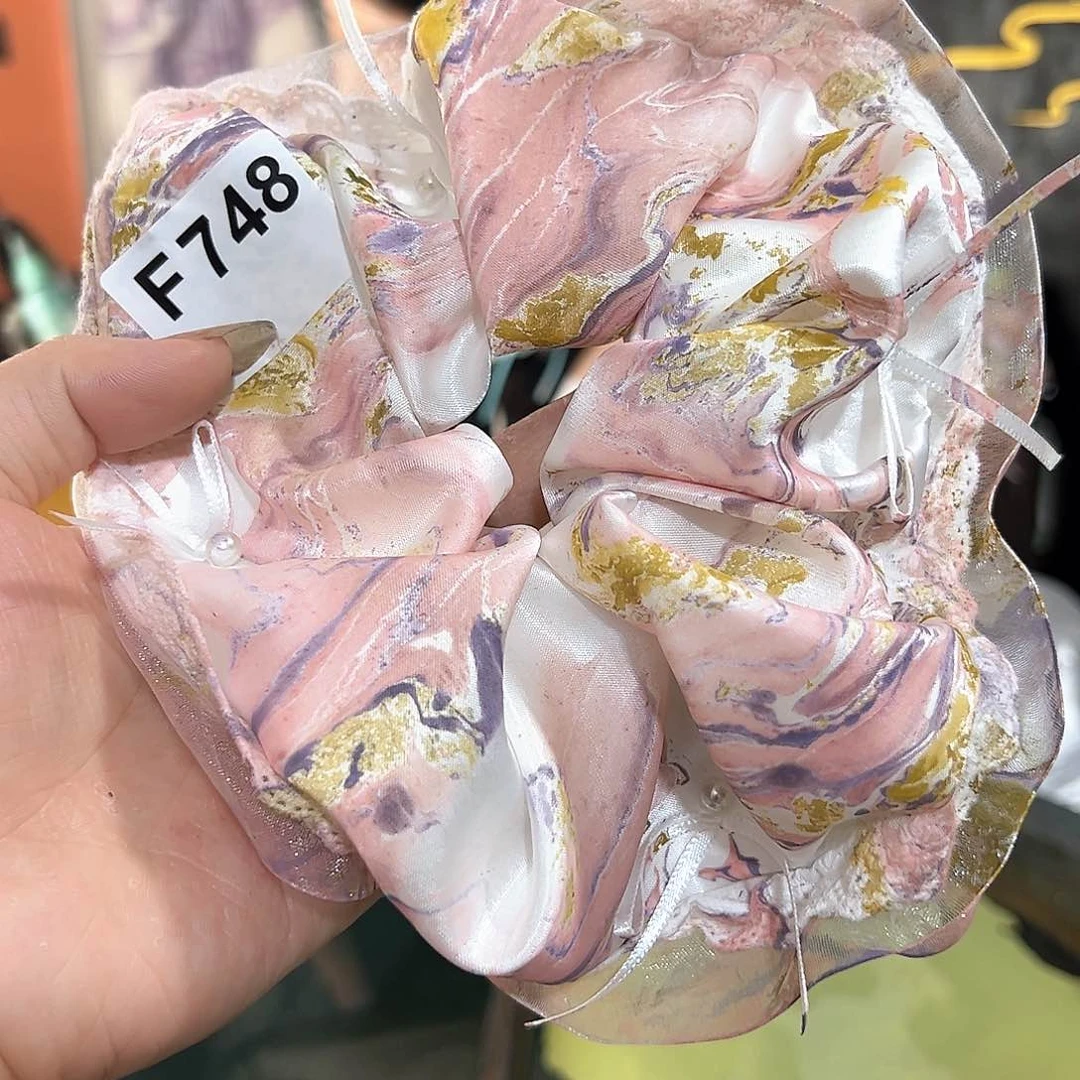 ❤️****748大蕾丝发圈手作
