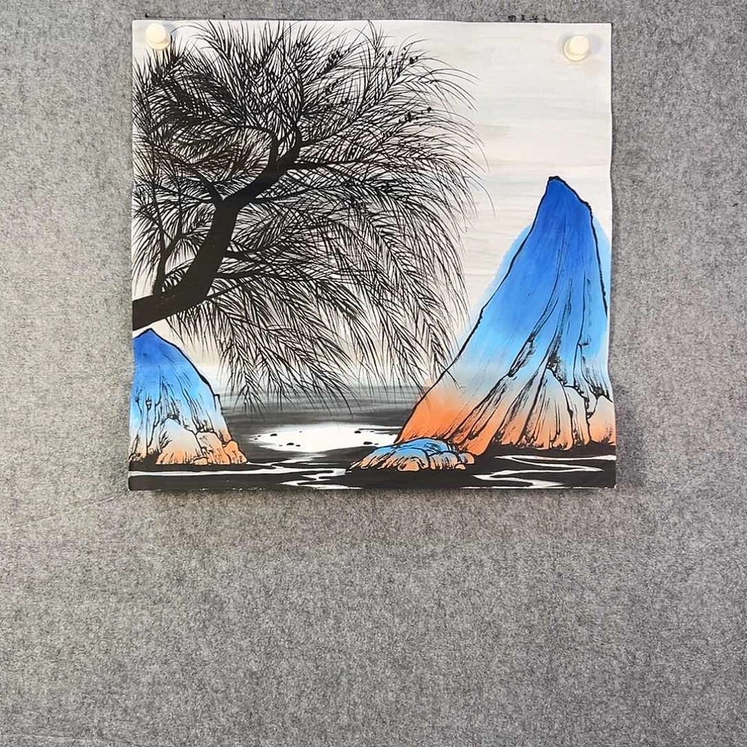 国画477 牡丹等植物生长于这里