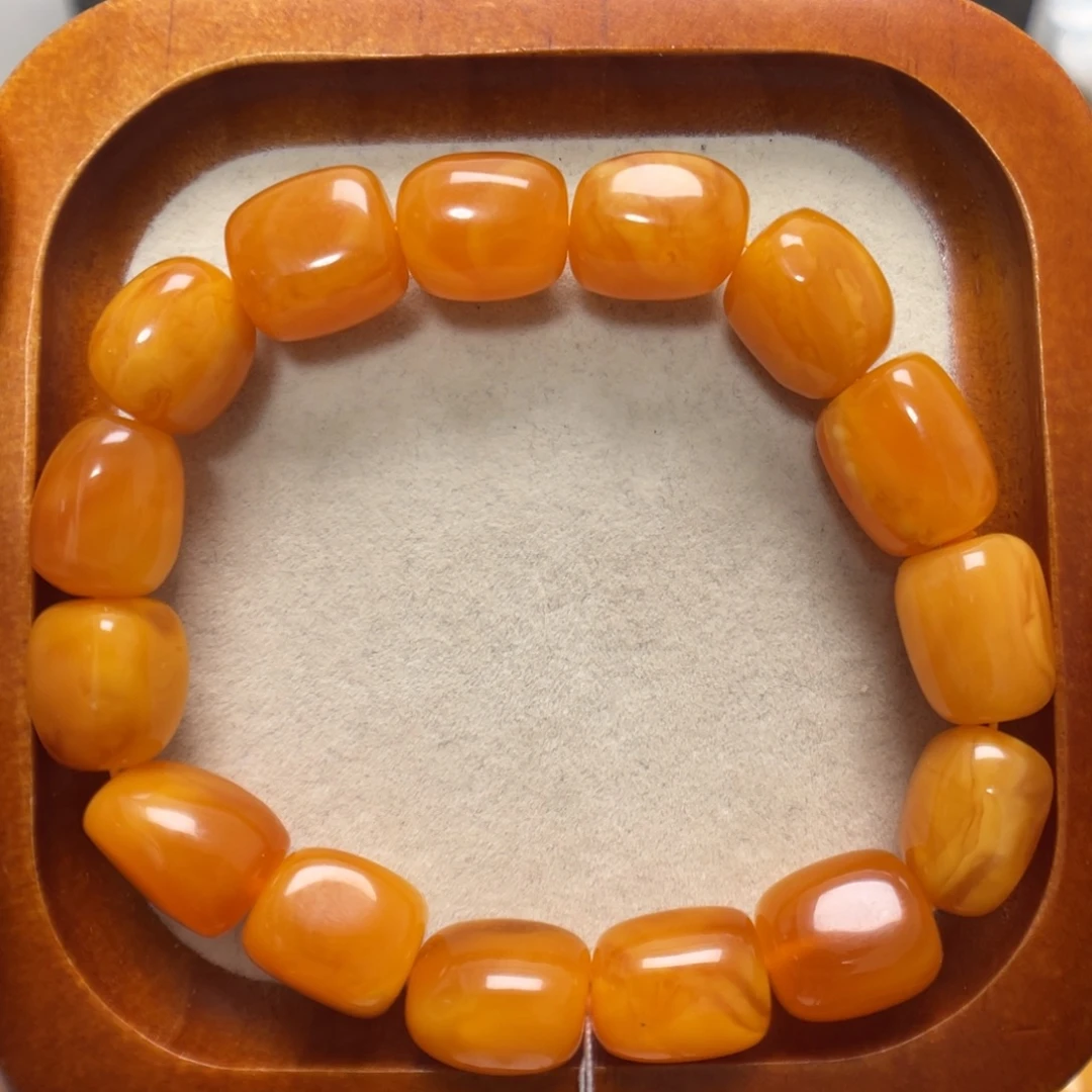 蜜蜡未镶嵌手串蜜蜡