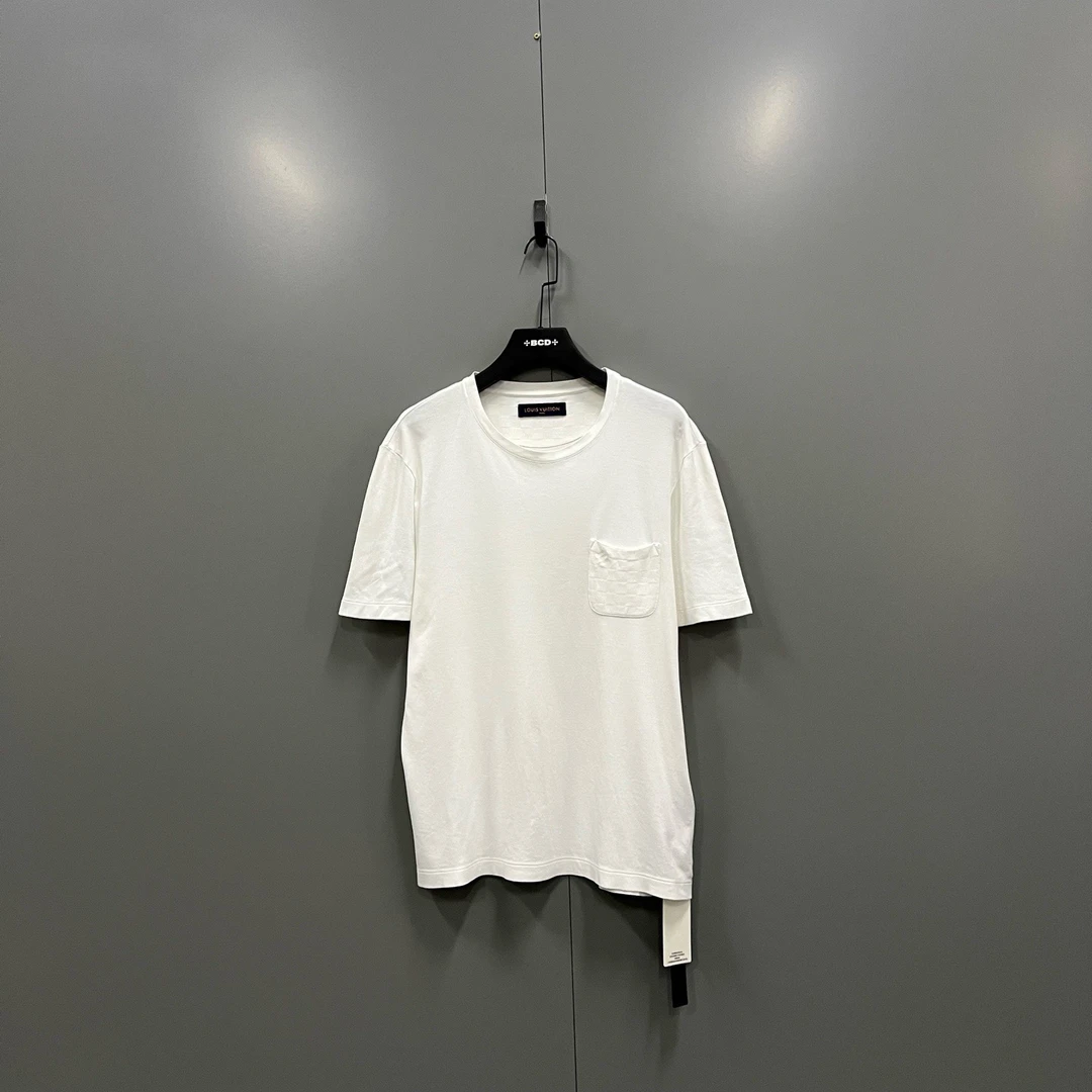 95新 LouisVuitton/路易威登 ab116 015369 口袋棋盘格短袖XL码