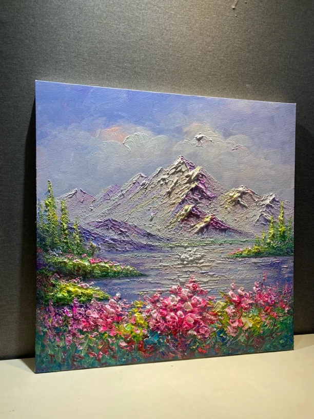 【风景】纯手绘油画餐厅 沙发 书房简约轻奢艺术挂画系列色彩