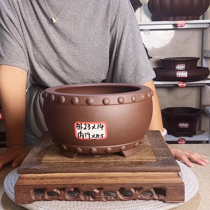 紫砂花盆紫砂花盆