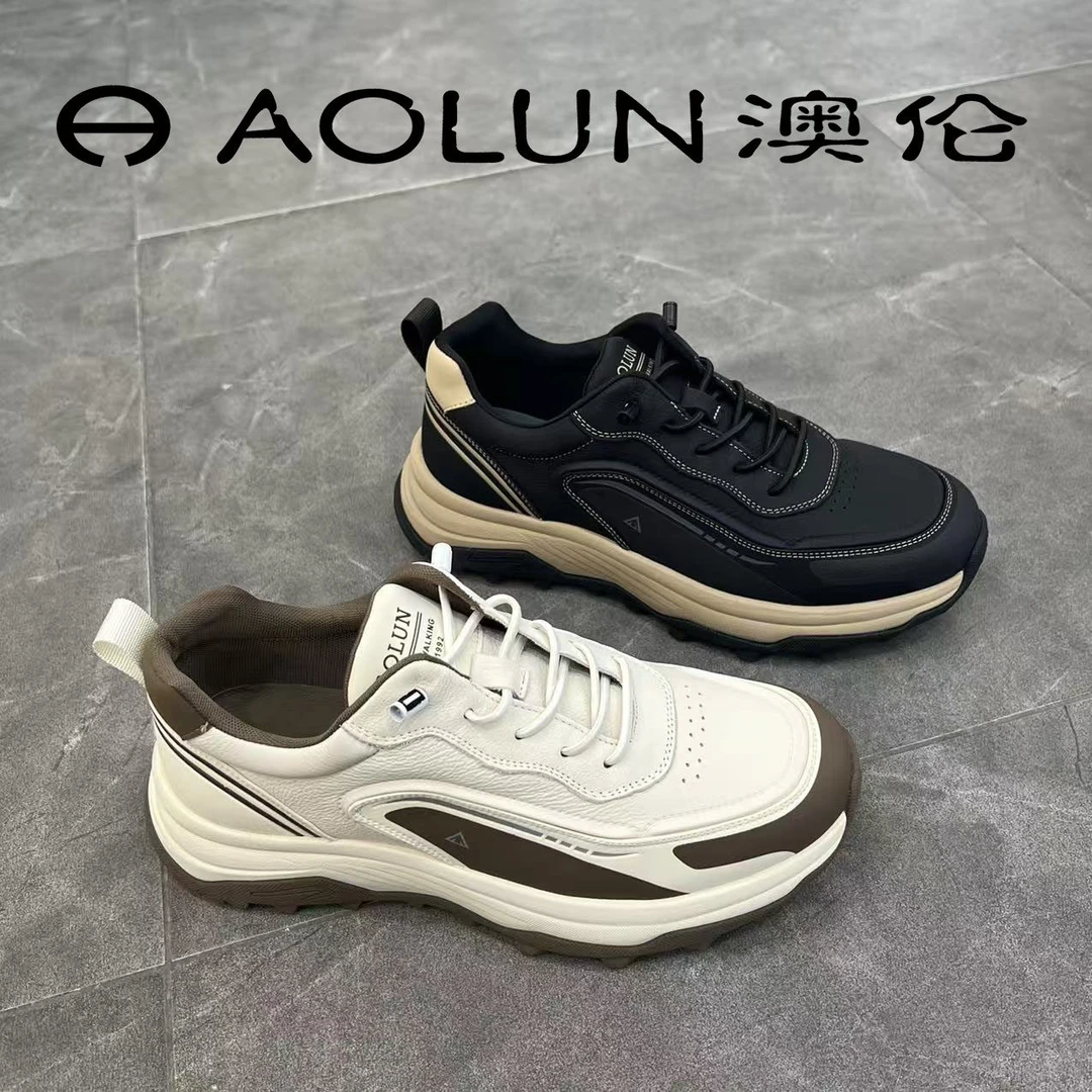 L61537025-9澳伦冬季新款2025百搭舒适运动休闲板鞋男L61537024-9