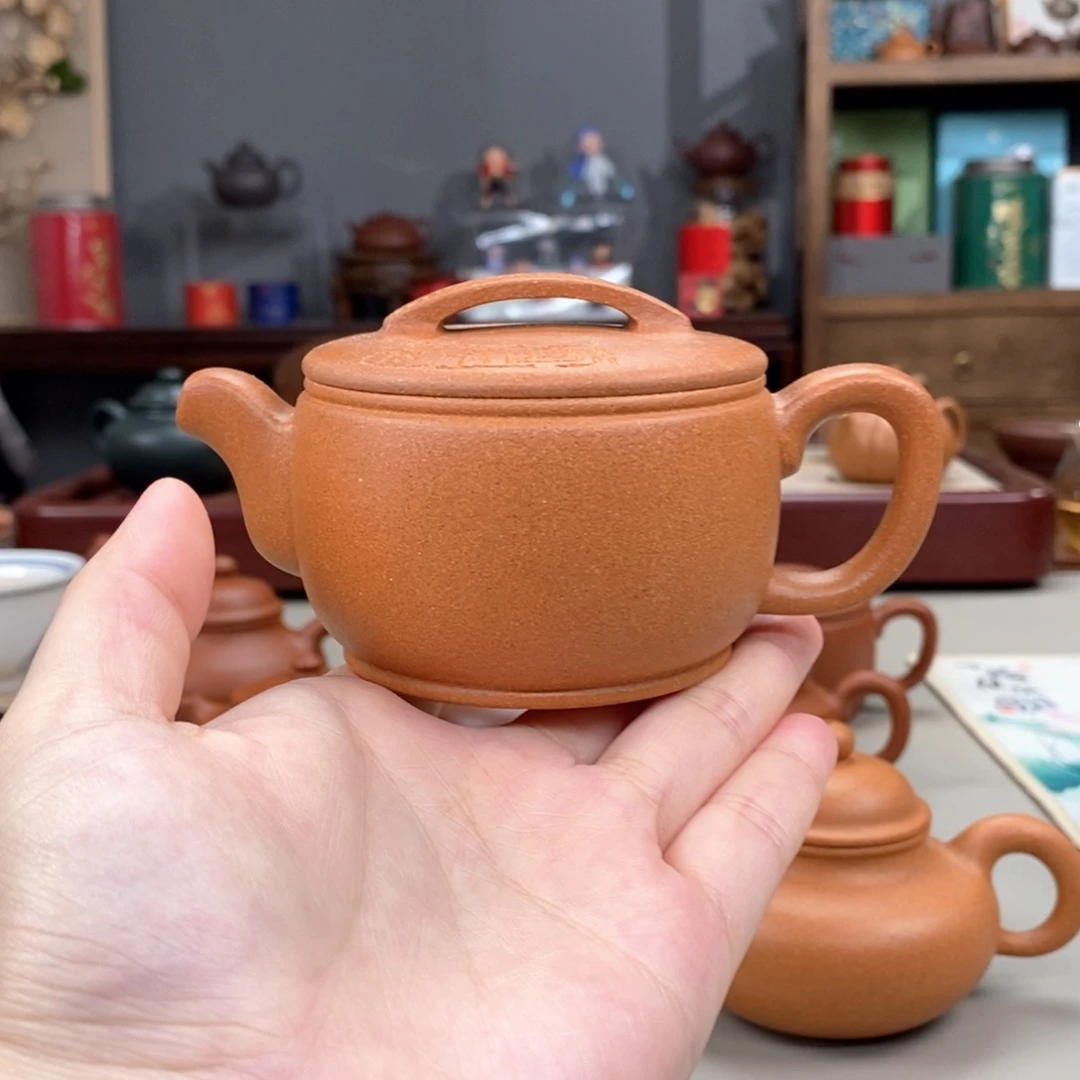 茶壶紫砂封釉封釉封釉  老宕口黄金段汉瓦150cc