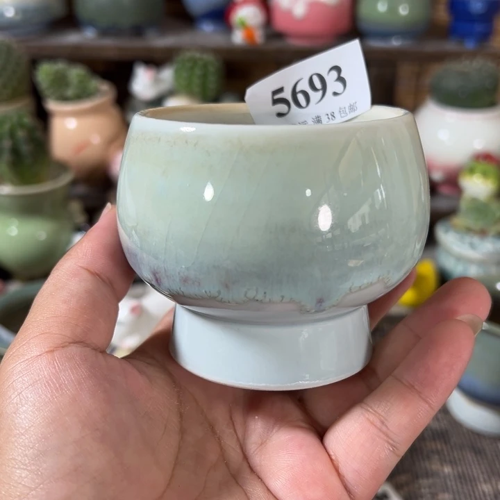 口6 手工花盆满30包邮