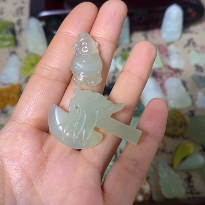 蛇纹石玉未镶嵌天然岫玉