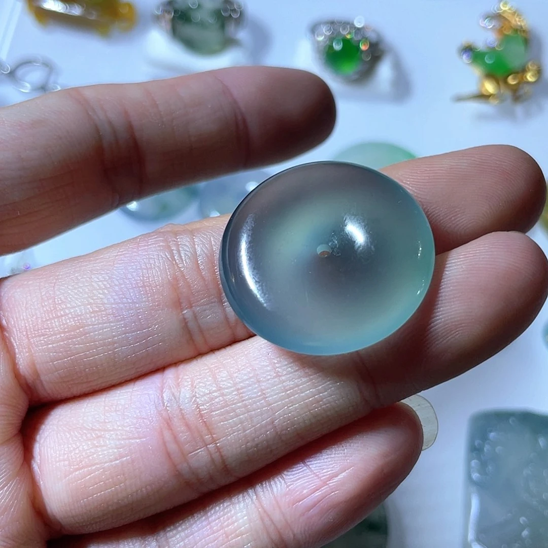 定制翡翠未镶嵌毛货