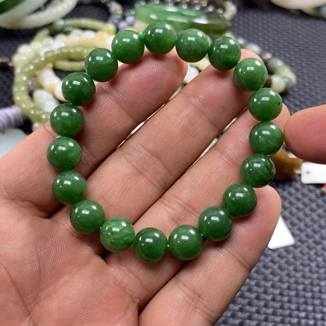 和田玉未镶嵌手链