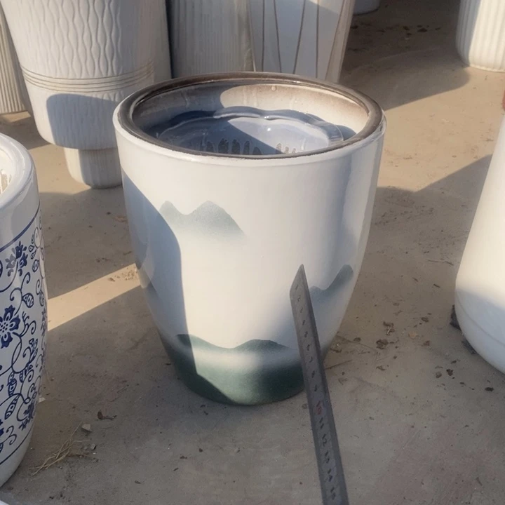 低腰白山水大号口32/39