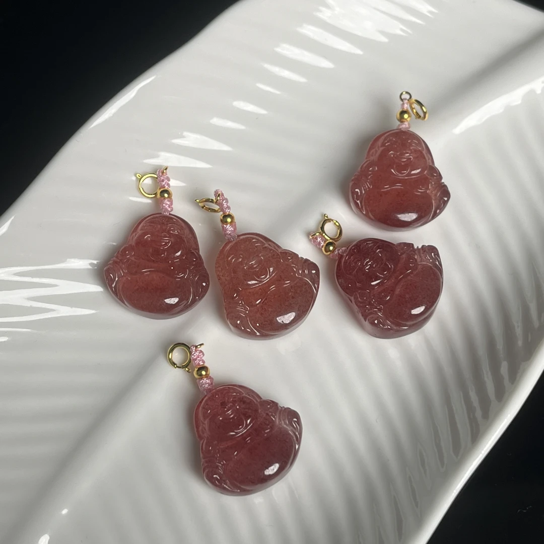 草莓晶佛公吊坠YC150多样性发其一20*20*8.5