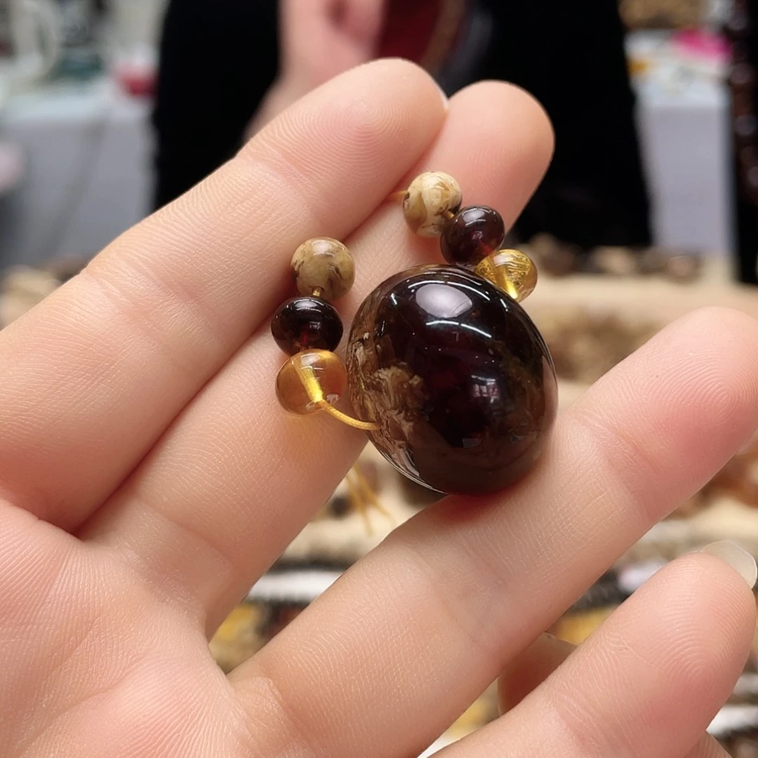 琥珀裸石未镶嵌十三