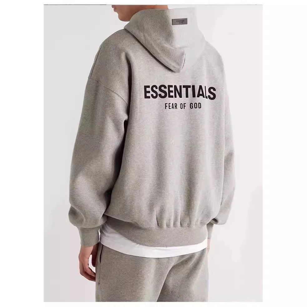 essentials第八季卫衣胸前字母连帽卫衣男女宽松高街潮秋冬加绒