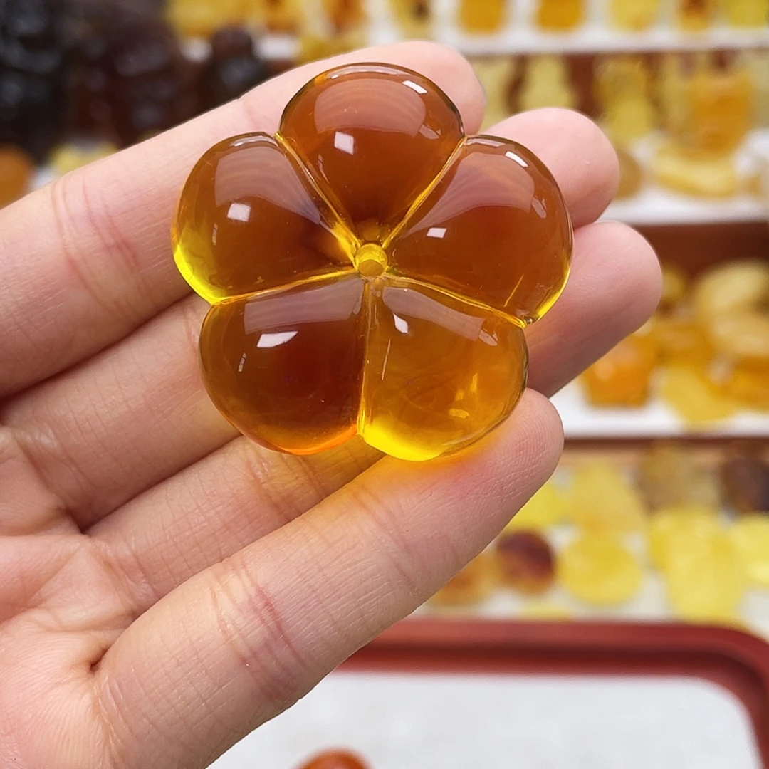 在***呢琥珀未镶嵌吊坠(不含链)