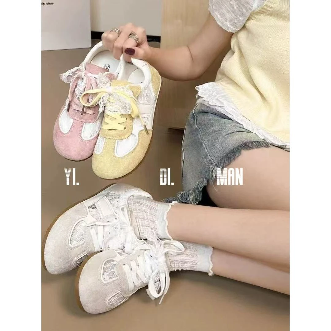 伊迪漫定制糖果蜜桃单网德迅板鞋V16