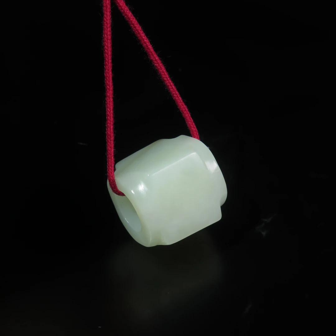 晚清民国琮式玉勒/MZ323137/和田玉/民族文物